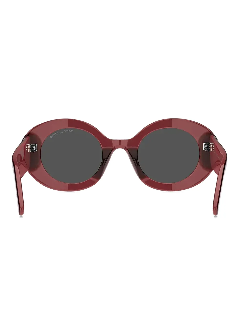 Marc Jacobs Eyewear Zonnebril met rond montuur Rood