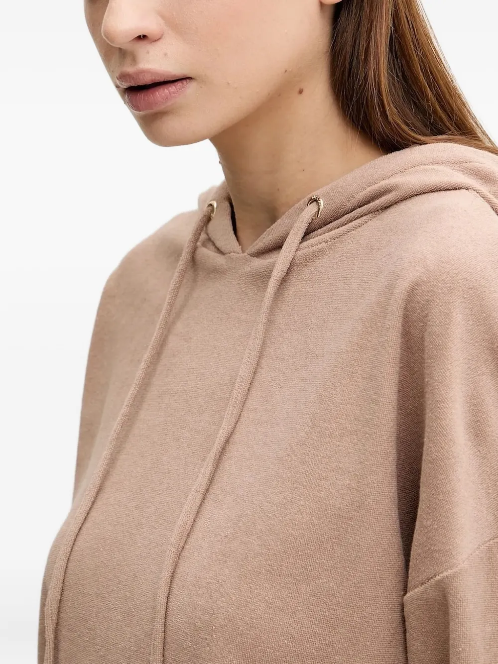 Melissa Odabash Nora Terry-cloth Hoodie In Neutral