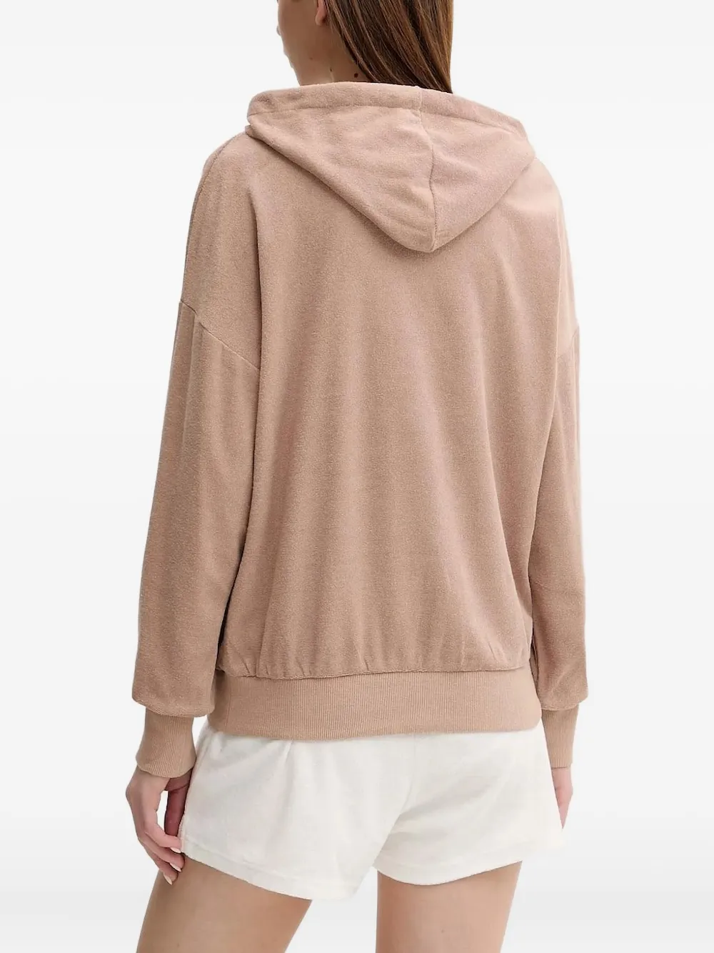 Melissa Odabash Hoodie van badstof - Beige