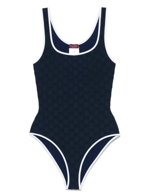 Gucci contrast-trim swimsuit