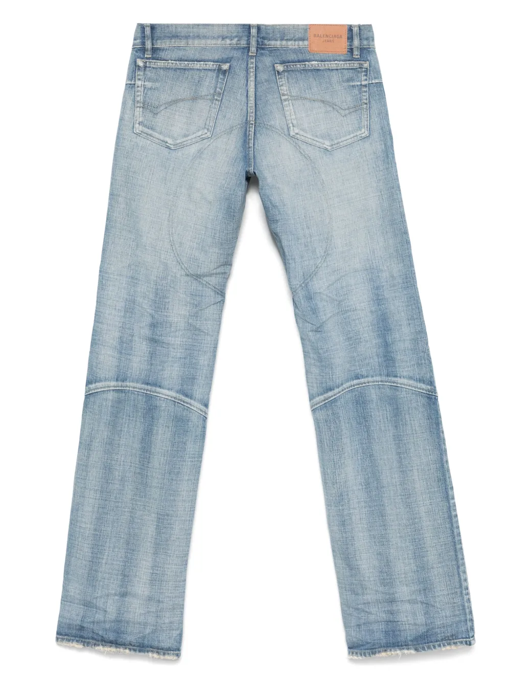 Balenciaga seam-detail jeans - Blauw