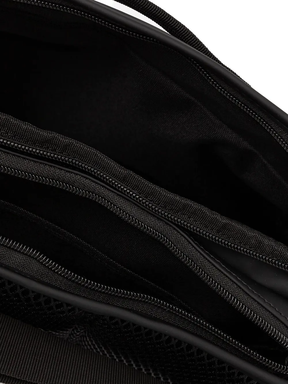 Rains Top-handle Belt Bag In Black