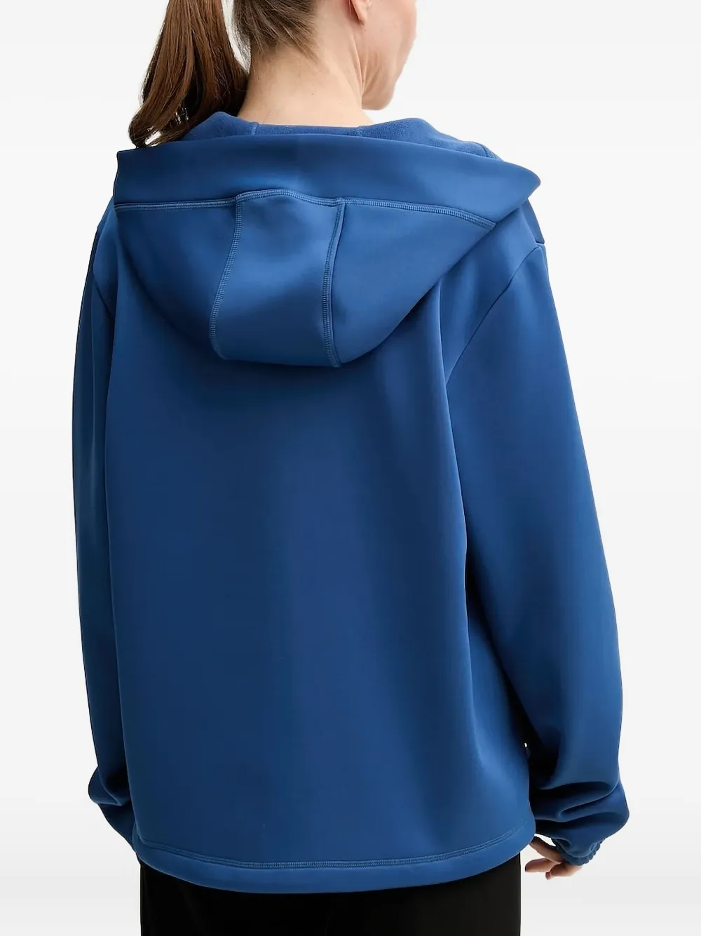 Rains Hoodie met rits en lange mouwen Blauw