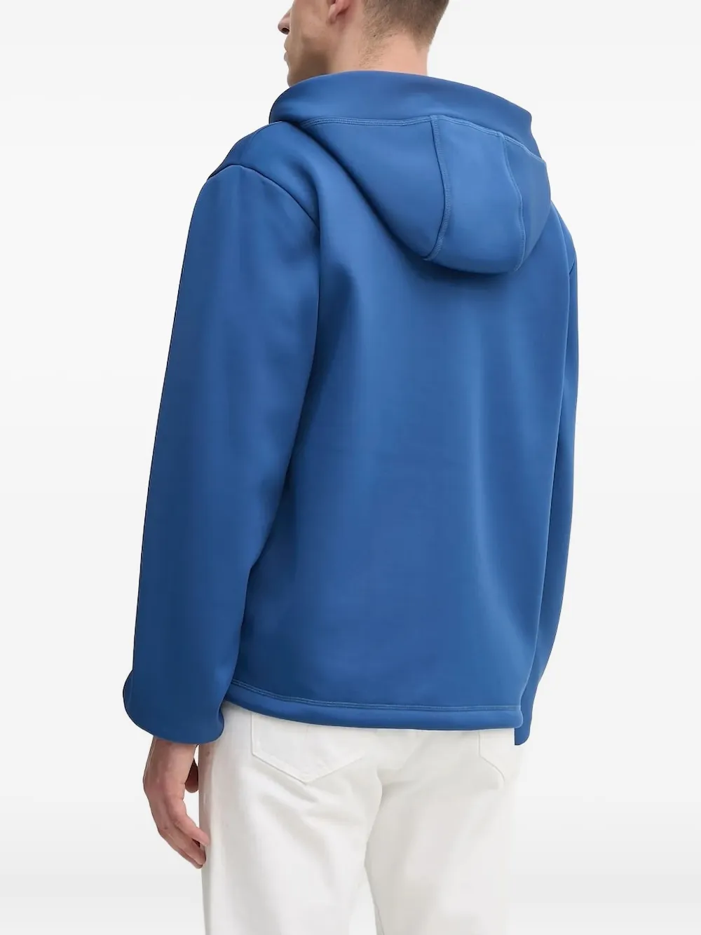 Rains Hoodie met rits en lange mouwen Blauw