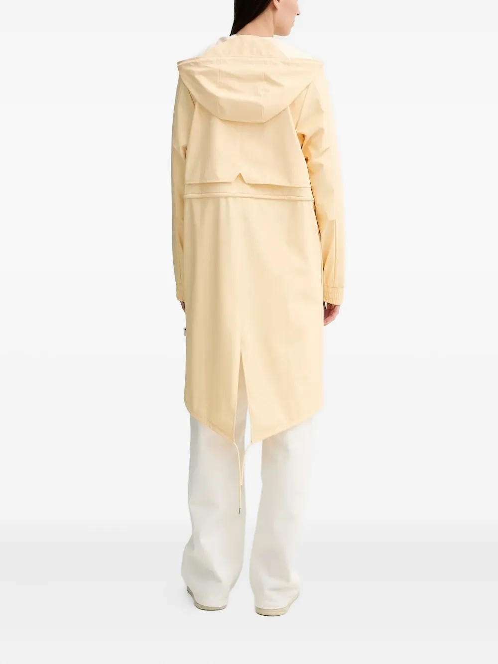 Rains String W Waterproof Coat In Nude