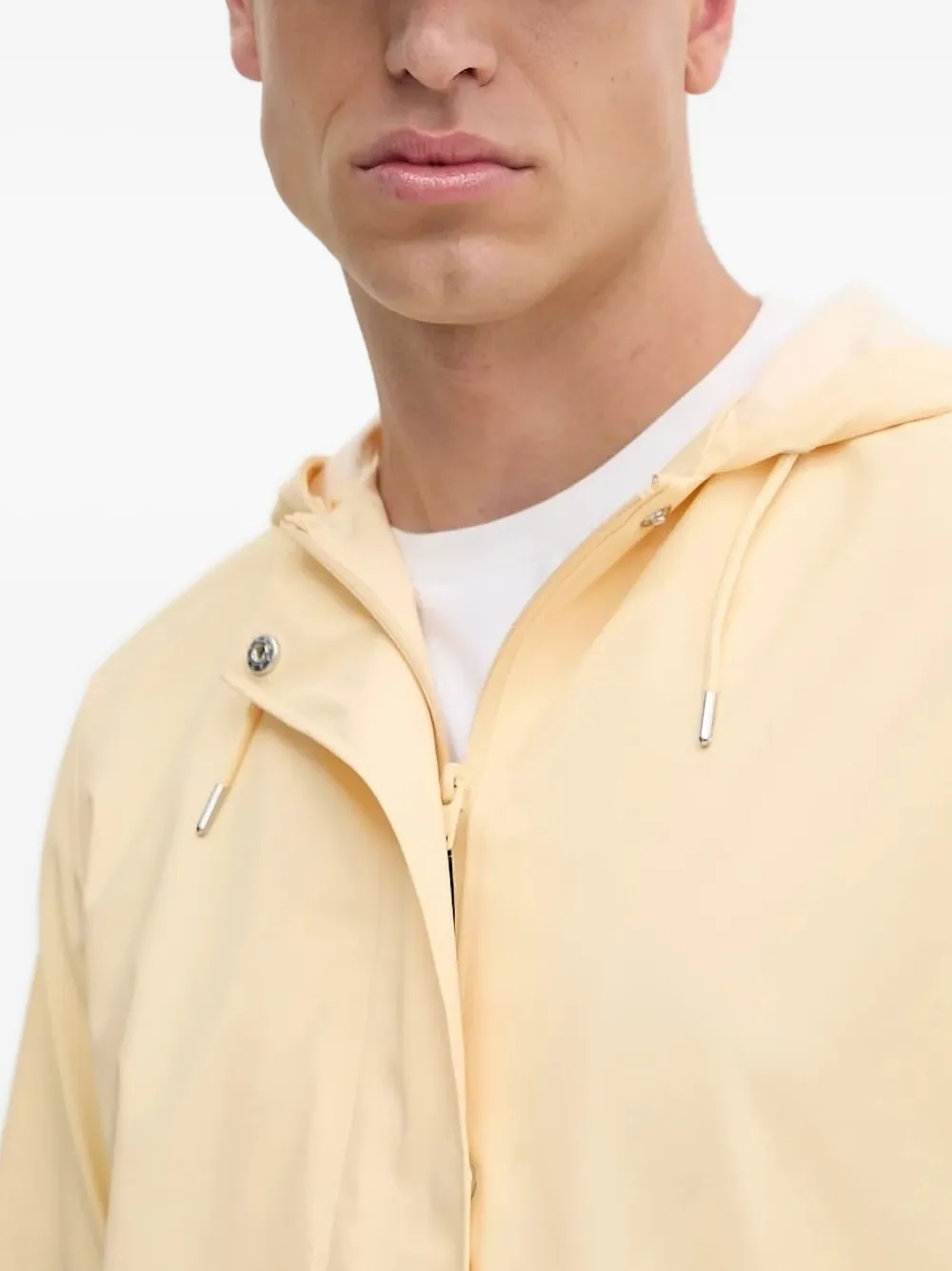 Rains String W Waterproof Coat In Nude