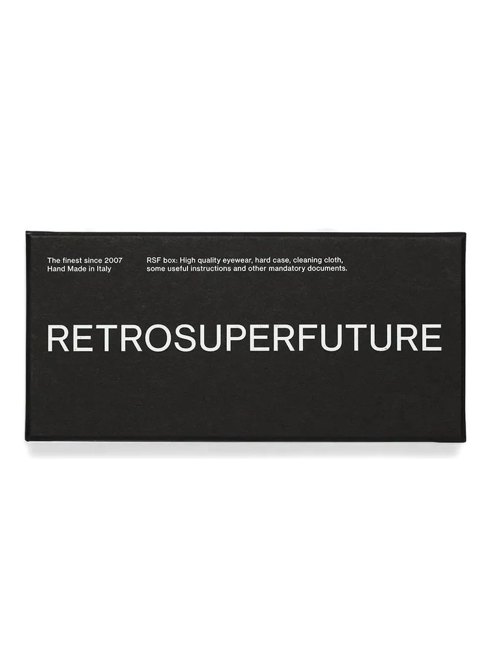 Retrosuperfuture Vico zonnebril met piloten montuur Zwart