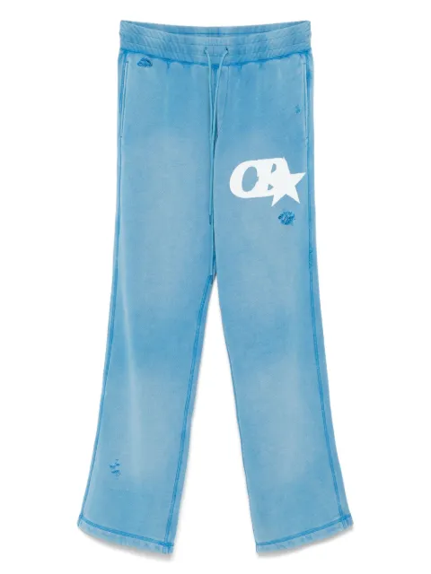 COLE BUXTON Star Distressed track pants