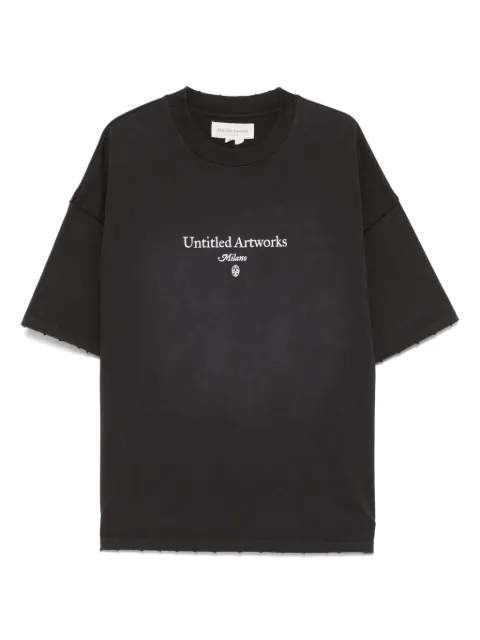 UNTITLED ARTWORKS logo-print T-shirt