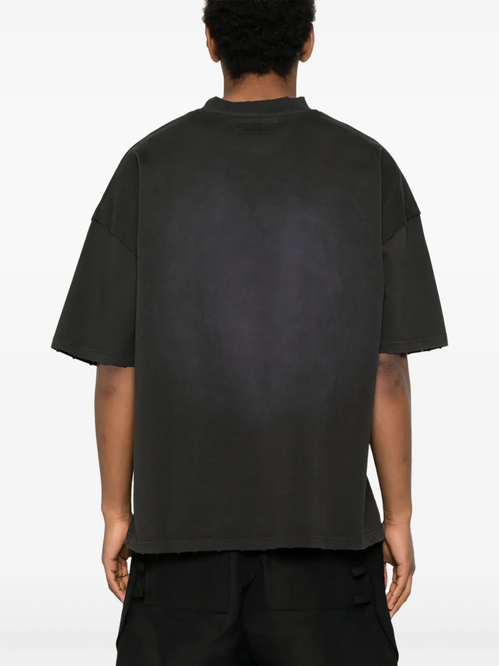 UNTITLED ARTWORKS T-shirt met logoprint Zwart