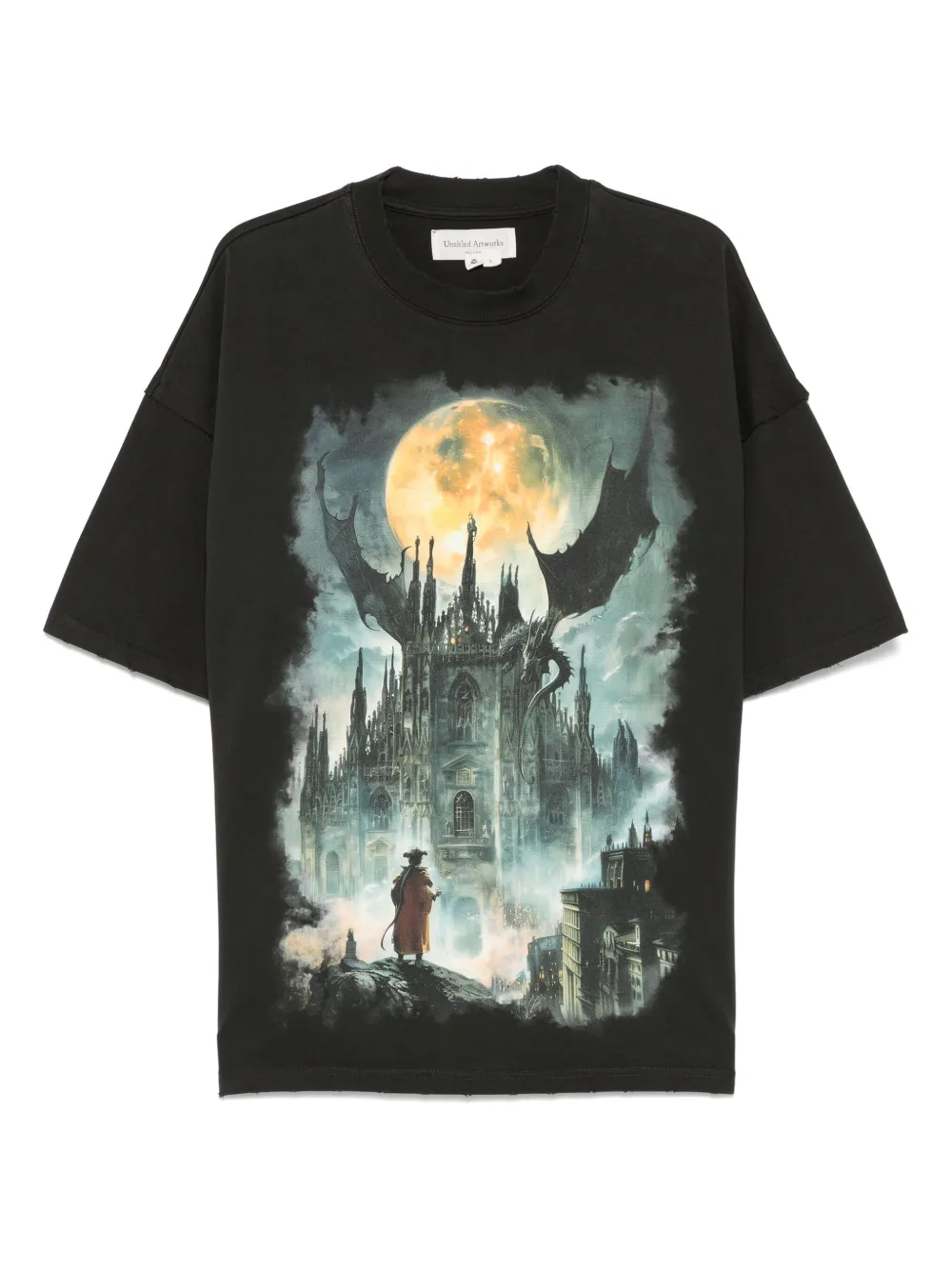 UNTITLED ARTWORKS Milano T-shirt | Black | Image 1