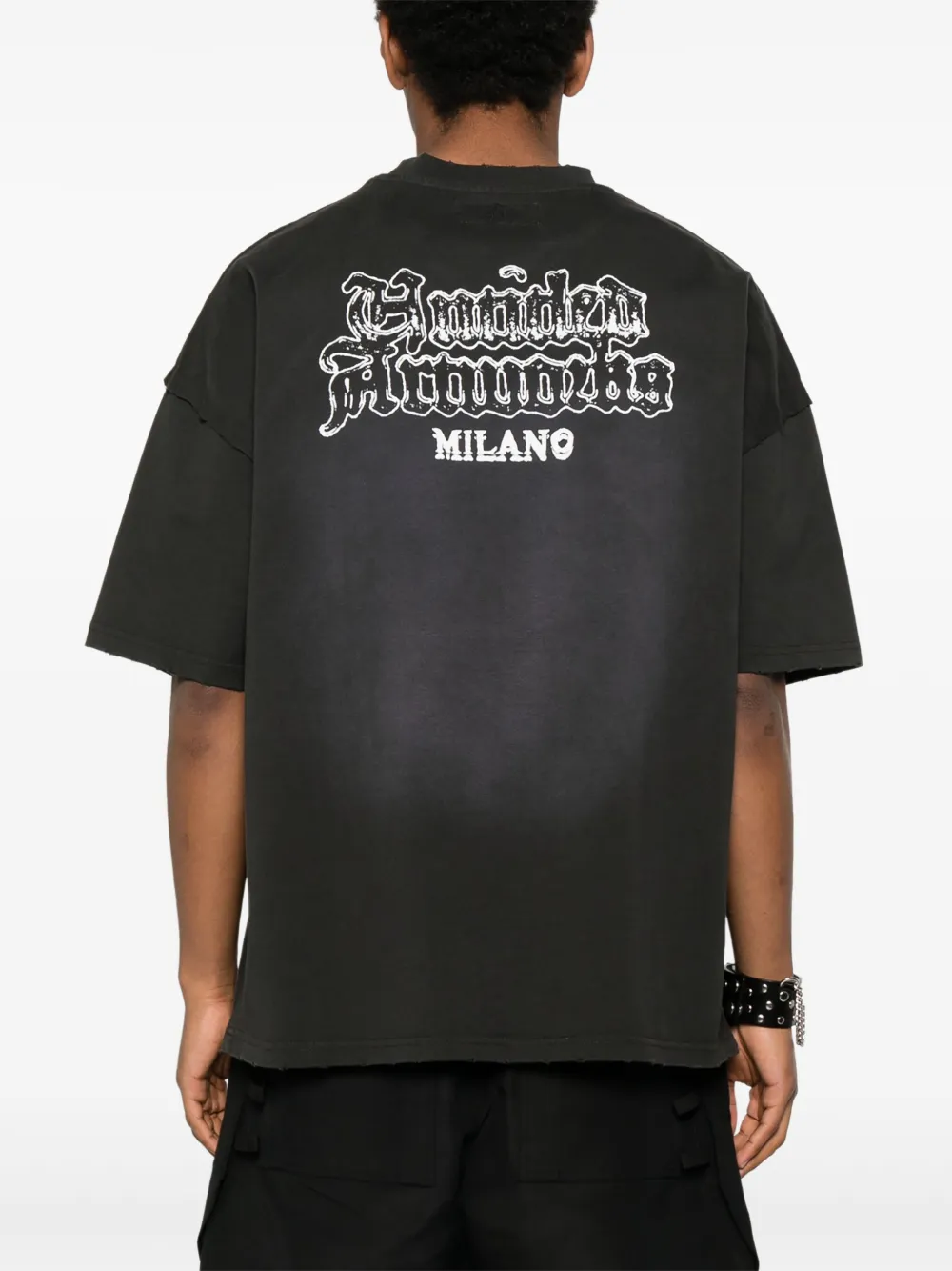 UNTITLED ARTWORKS Milano T-shirt Zwart