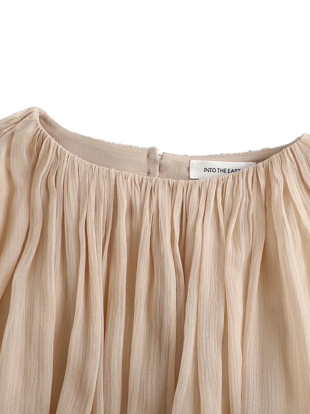  Into The East Silk Blouse - Neutrals 