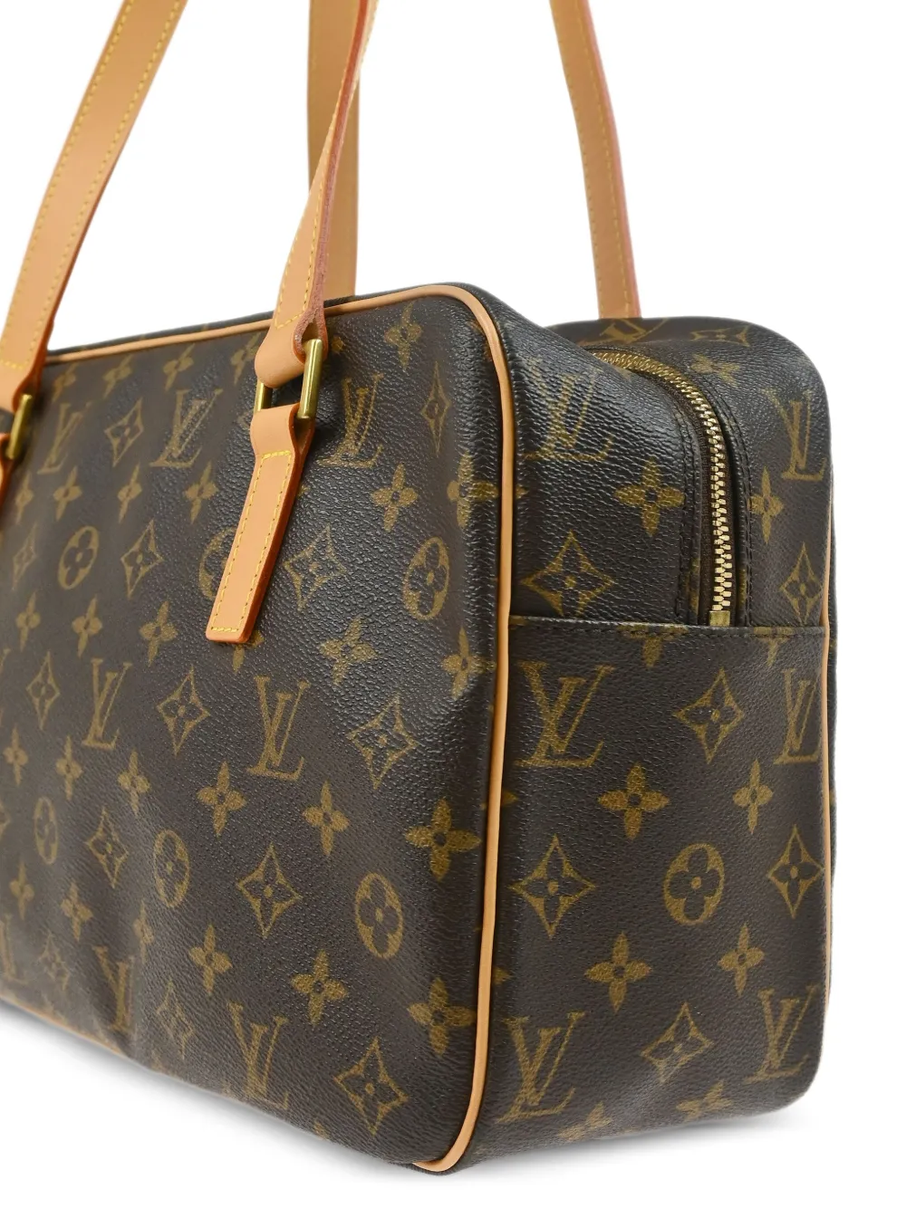 Pre-owned Louis Vuitton 2004 Cite Gm Tote Bag In Brown