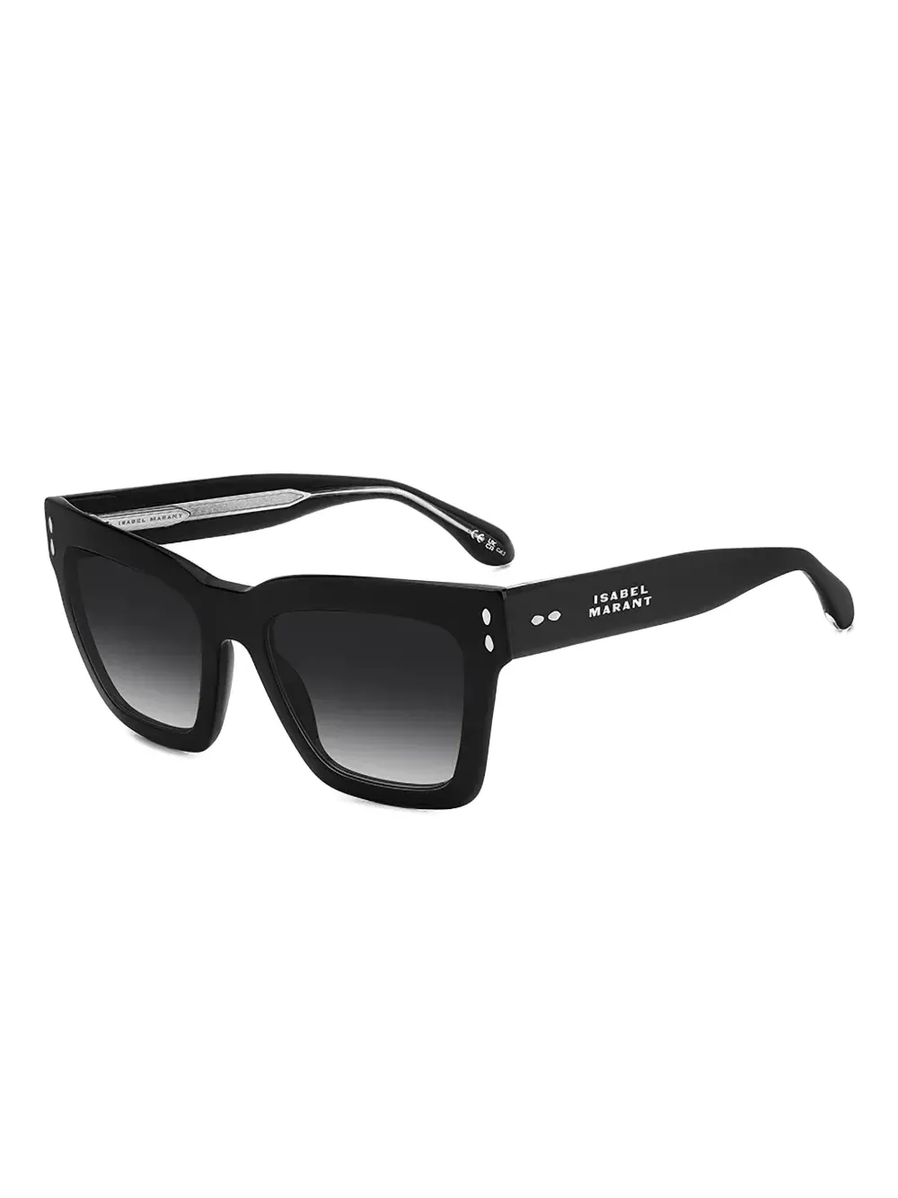Isabel Marant Eyewear Zonnebril met logoprint - Zwart