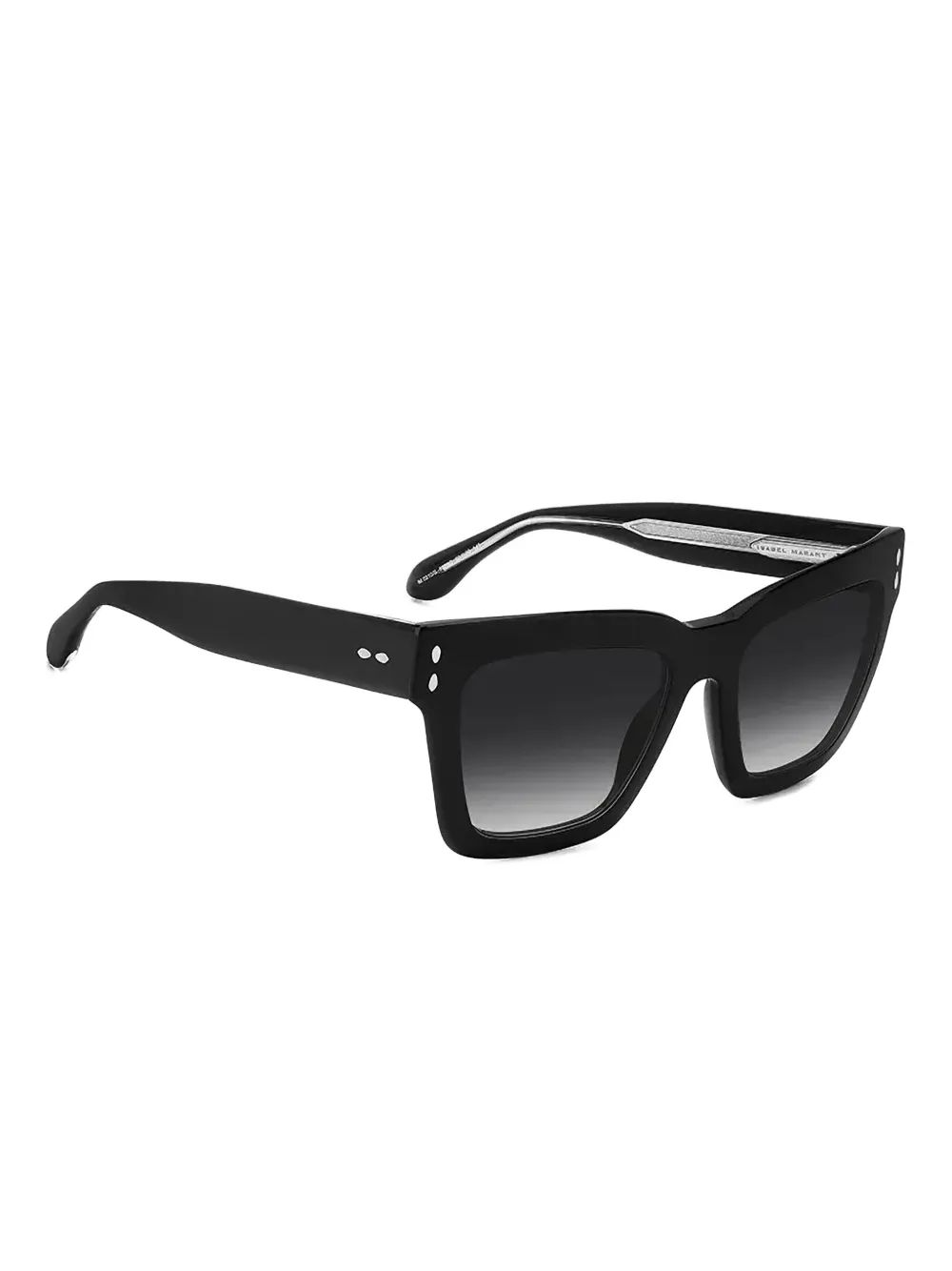Isabel Marant Eyewear Zonnebril met logoprint Zwart