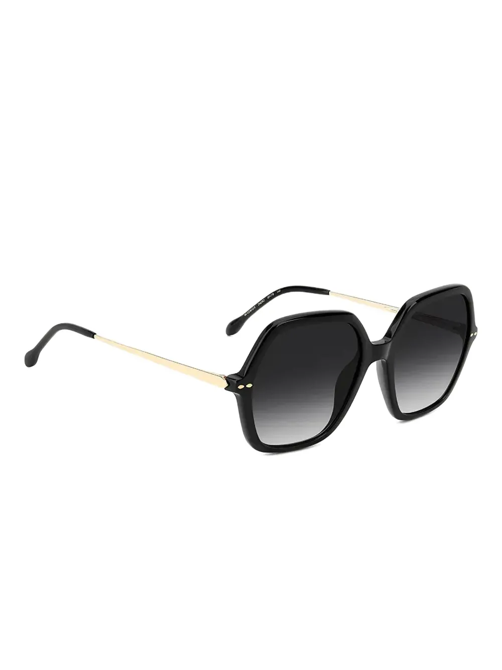Isabel Marant Eyewear Zonnebril met gegraveerd logo Zwart