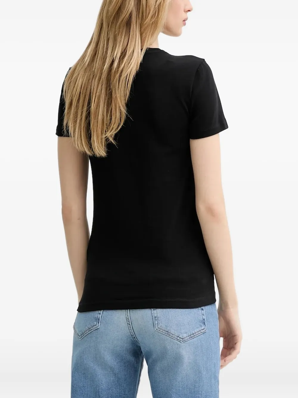Iceberg T-shirt met bloemenprint Zwart