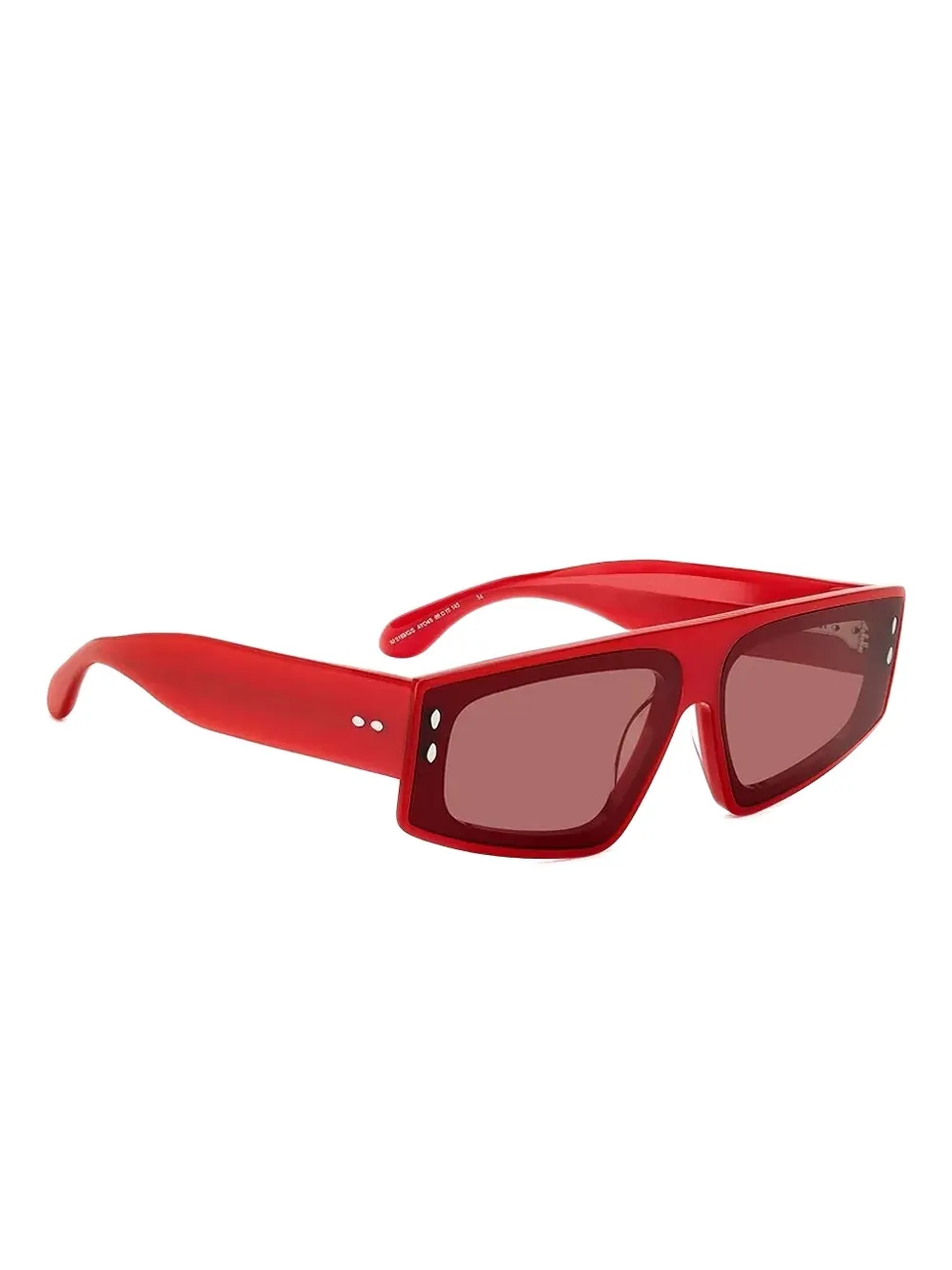 Isabel Marant Eyewear Zoomy rectangle-frame sunglasses Rood