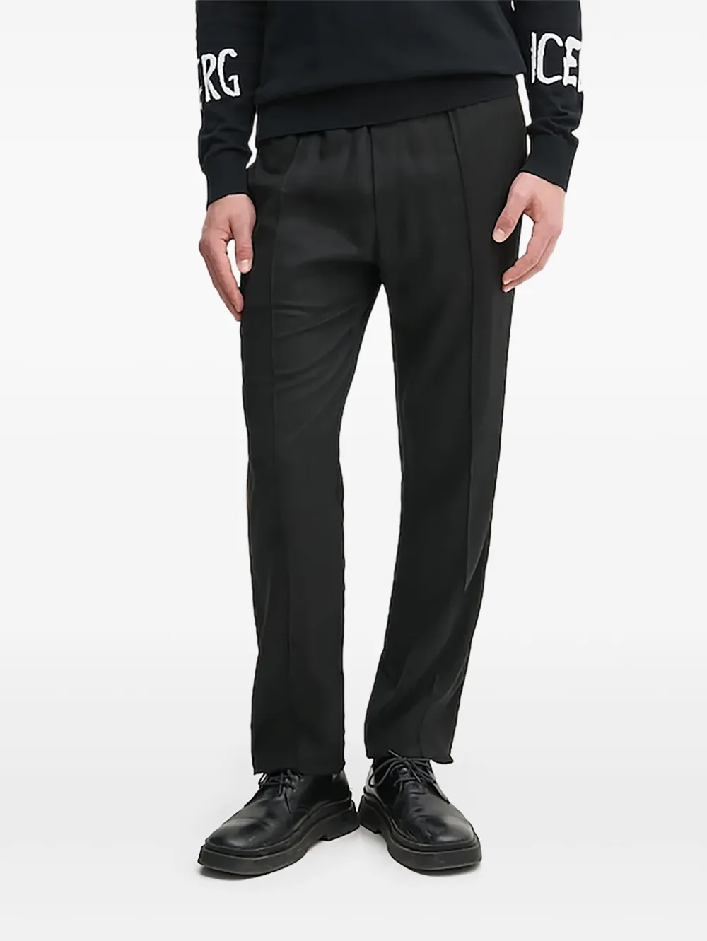 Iceberg side-stripe trousers | Black | Image 1