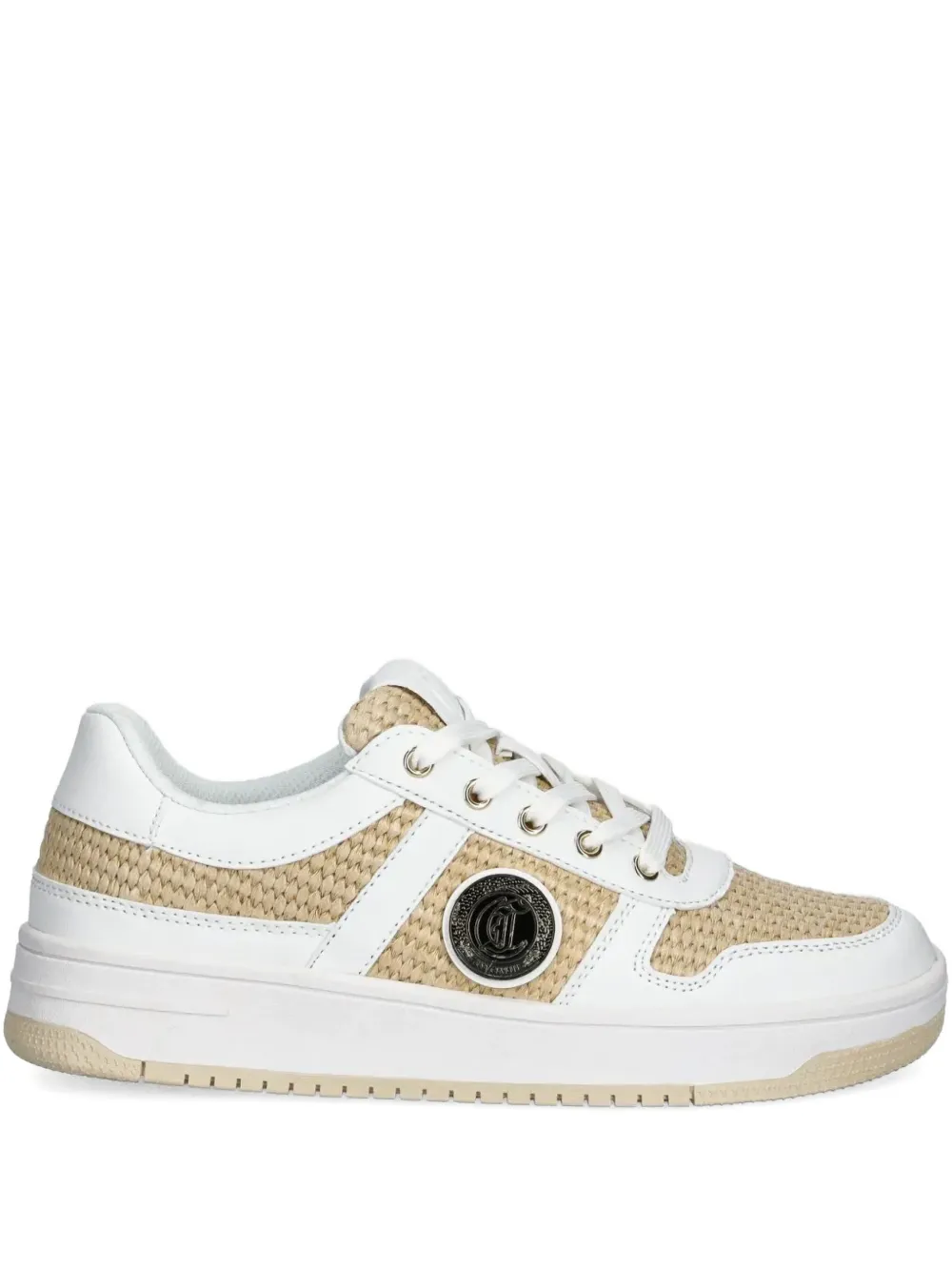 Just Cavalli panelled sneakers Neutrals