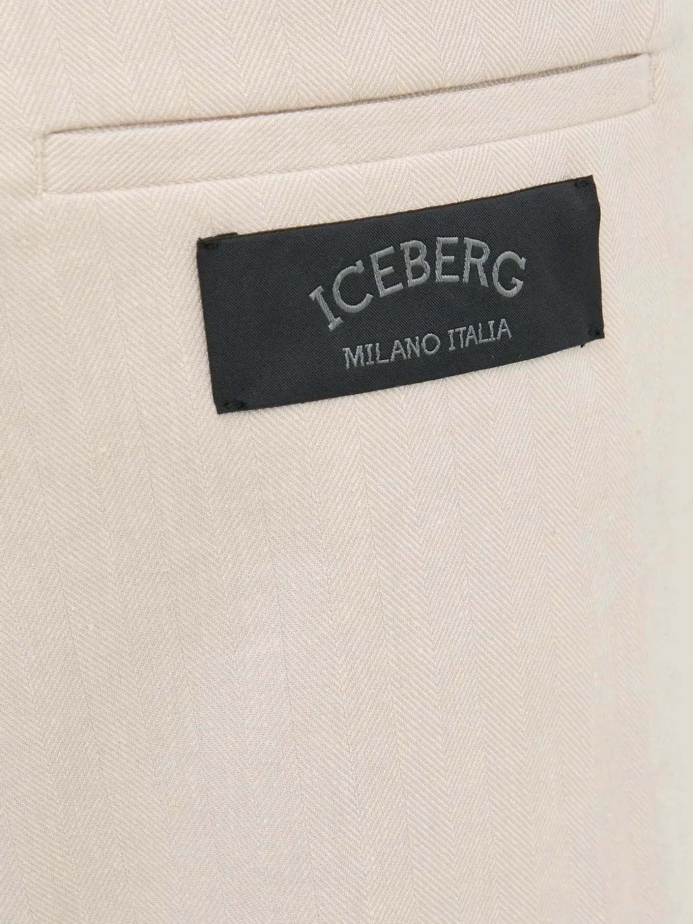 Iceberg elasticated-waist shorts Beige