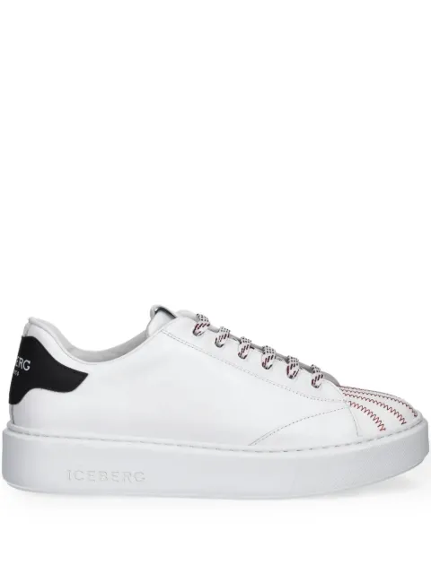 Iceberg Devis stitch-detail low-top sneakers