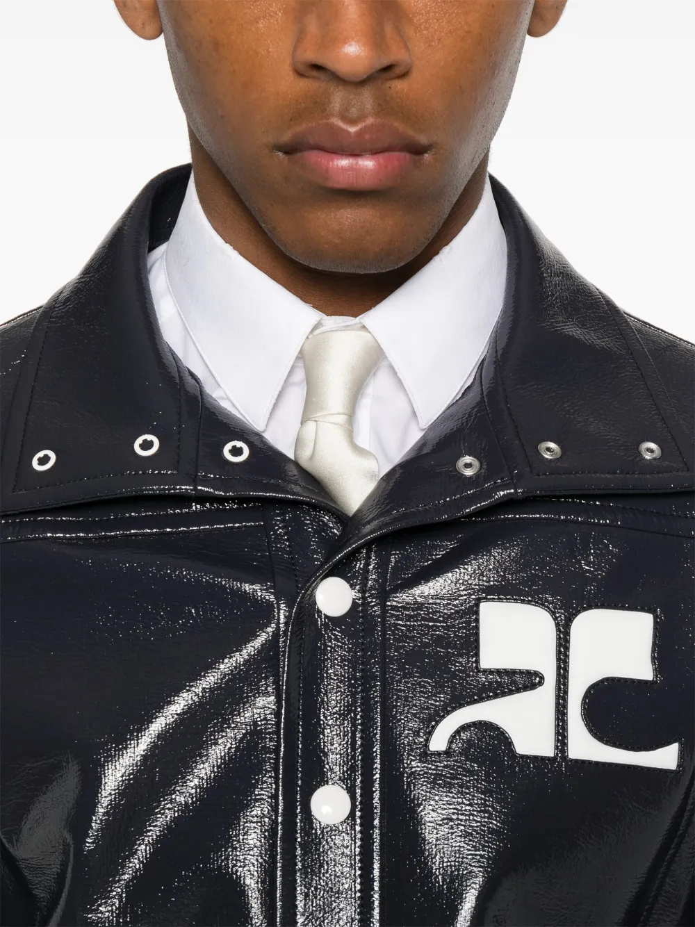 Courrèges Reedition Vinyl jack Blauw