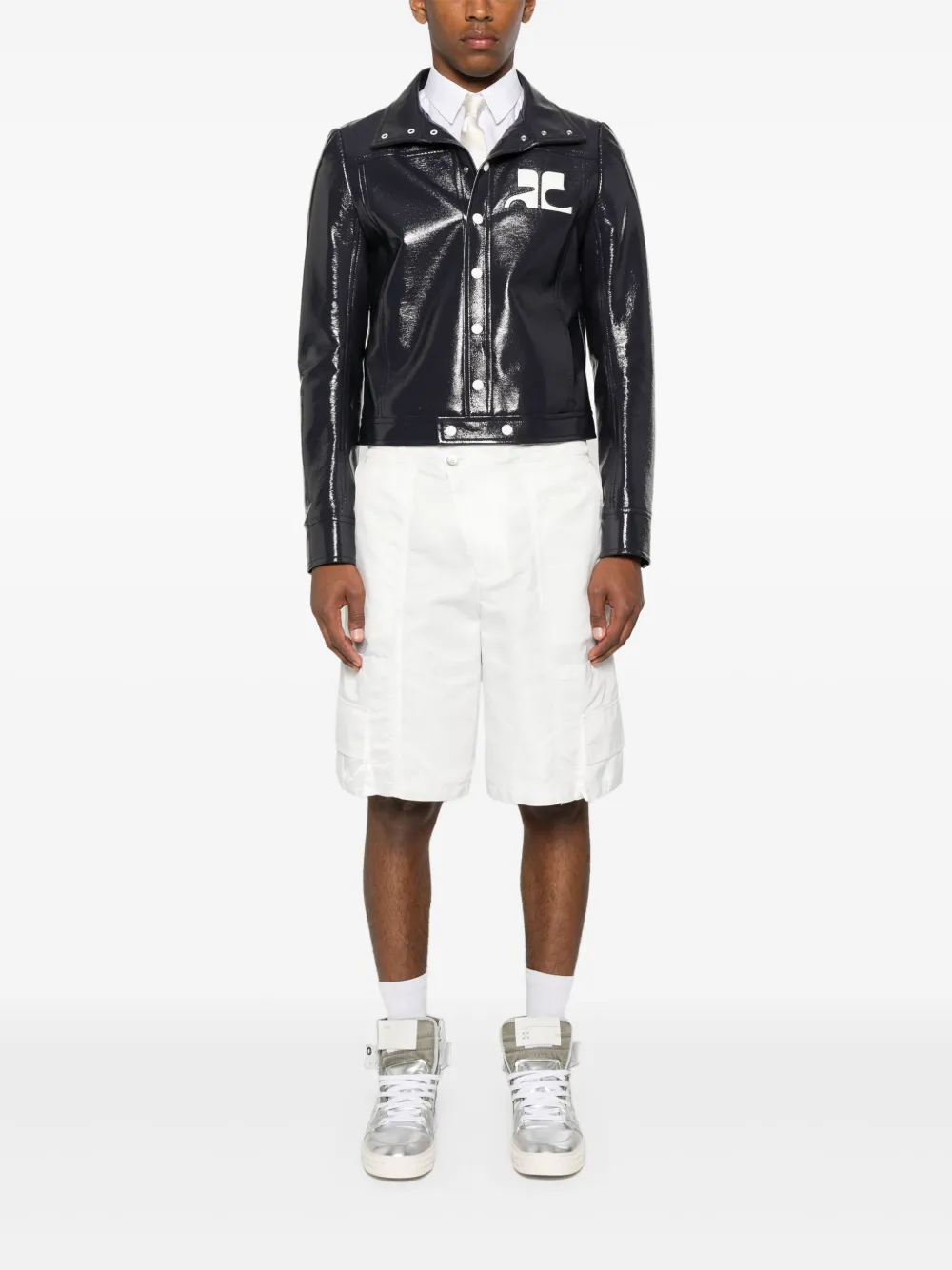 Courrèges Reedition Vinyl jacket | Biker Jackets | Image 2
