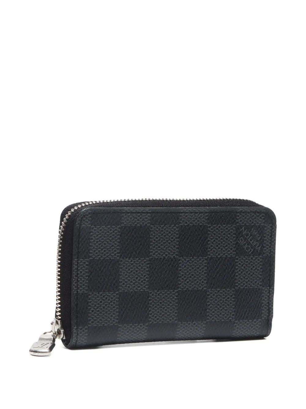 Pre-owned Louis Vuitton 2020 Damier Graphite Wallet In Black