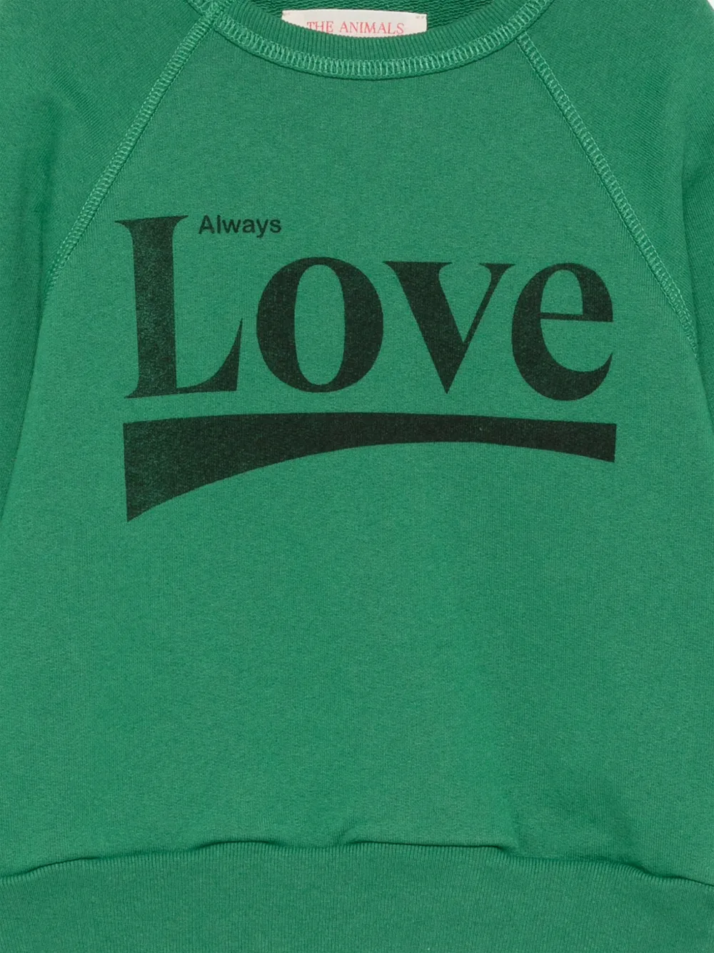The Animals Observatory Love Shark trui Groen