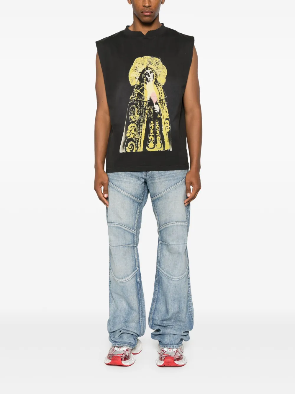 UNTITLED ARTWORKS Virgin tank top - Zwart