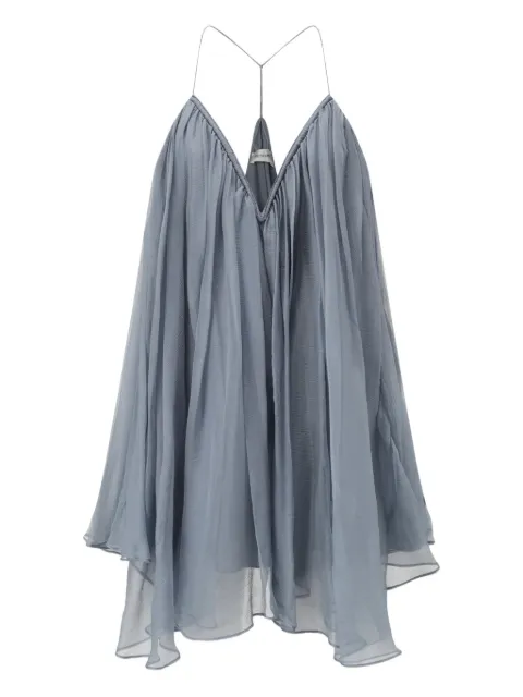 INTO THE EAST V-neck silk top