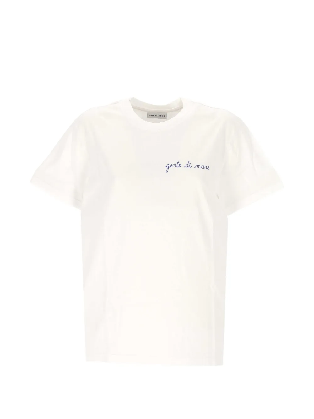 Maison Labiche Embroidered T-shirt In White