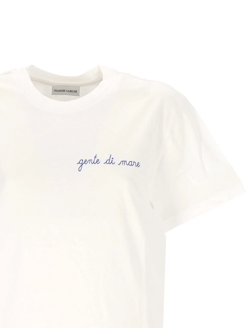 Maison Labiche Embroidered T-shirt In White