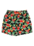MC2 Saint Barth fruit-print swim shorts - Black