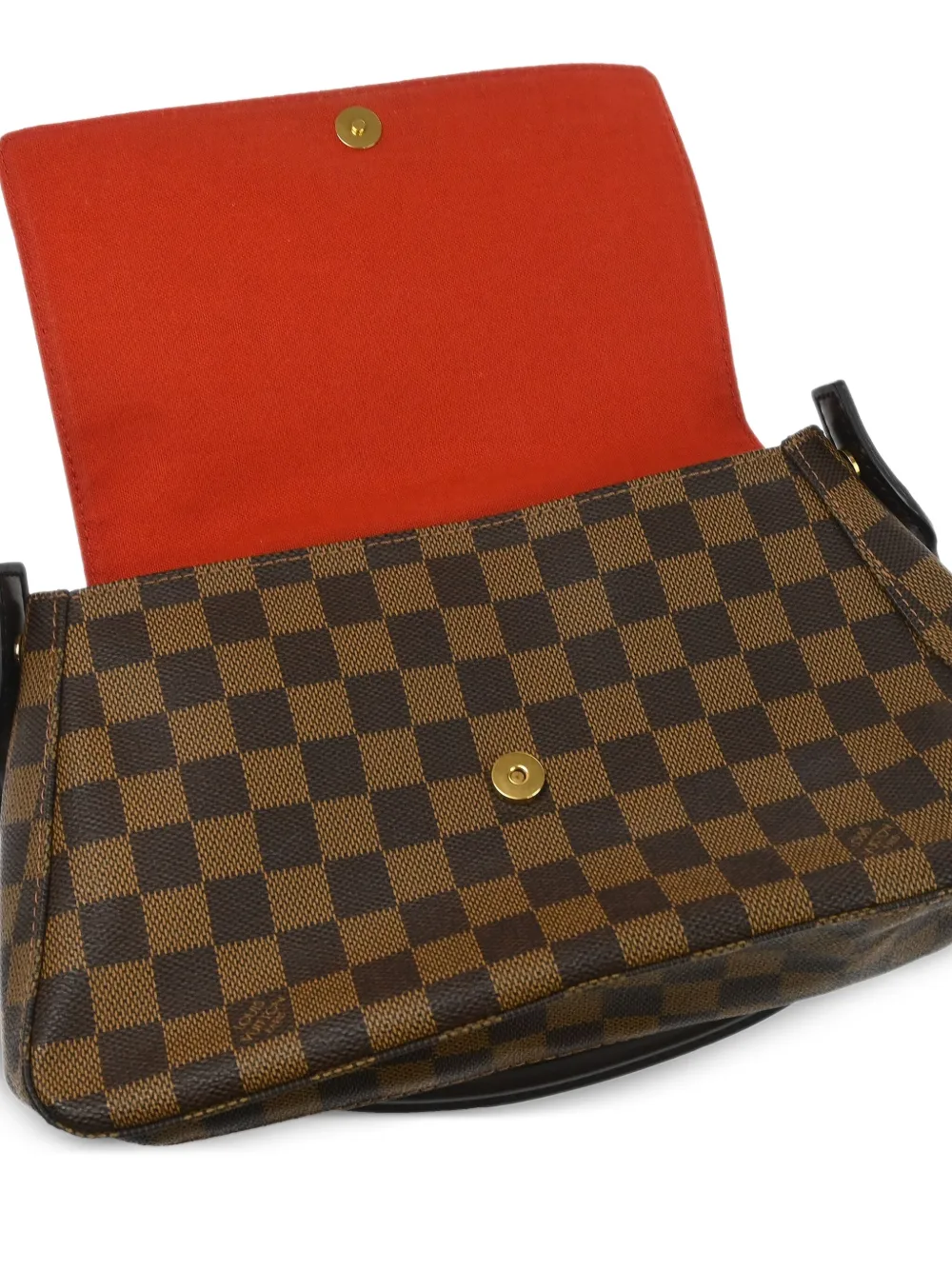 Pre-owned Louis Vuitton 2002 Mini Looping Tote Bag In Brown