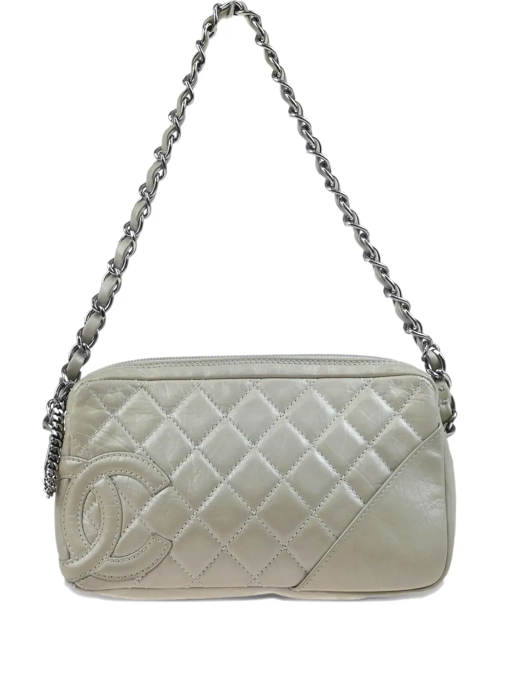 CHANEL Pre-Owned 2007 カンボン ライン ハンドバッグ - グレー CHANEL Pre-Owned 2007 カンボン ライン ハンドバッグ - グレー