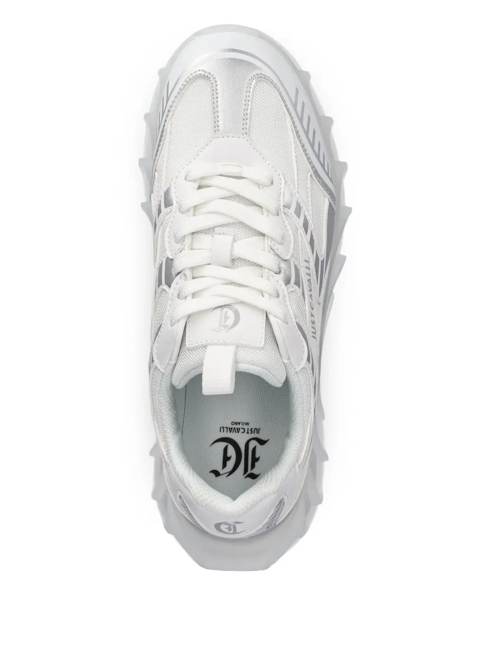 Just Cavalli logo-print sneakers White