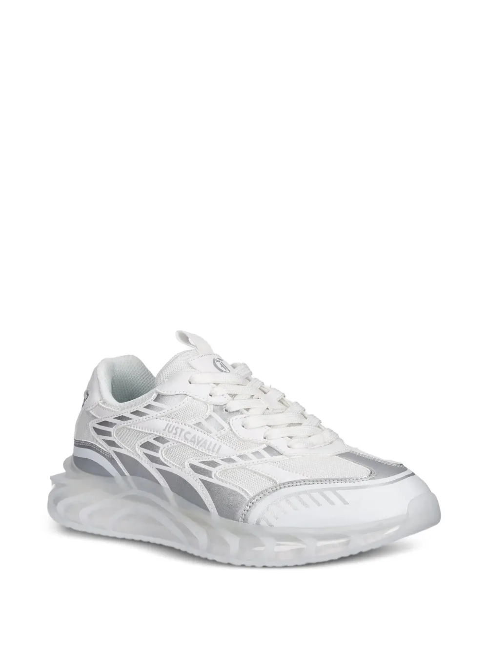 Just Cavalli logo-print sneakers White