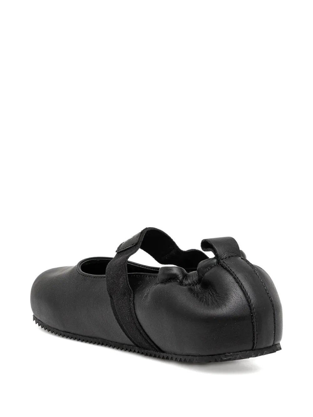 Inuikii Logo-patch Ballet Flats In Black