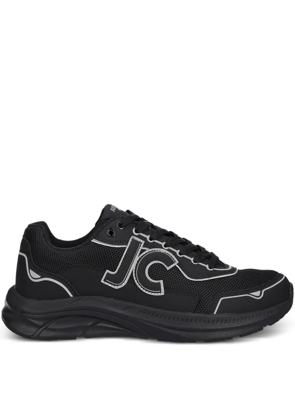 Just Cavalli logo-patch sneakers Black