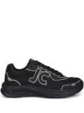 Just Cavalli logo-patch sneakers - Black