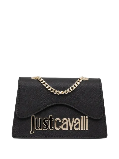 Just Cavalli شنطة كتف ببروش شعار الماركة