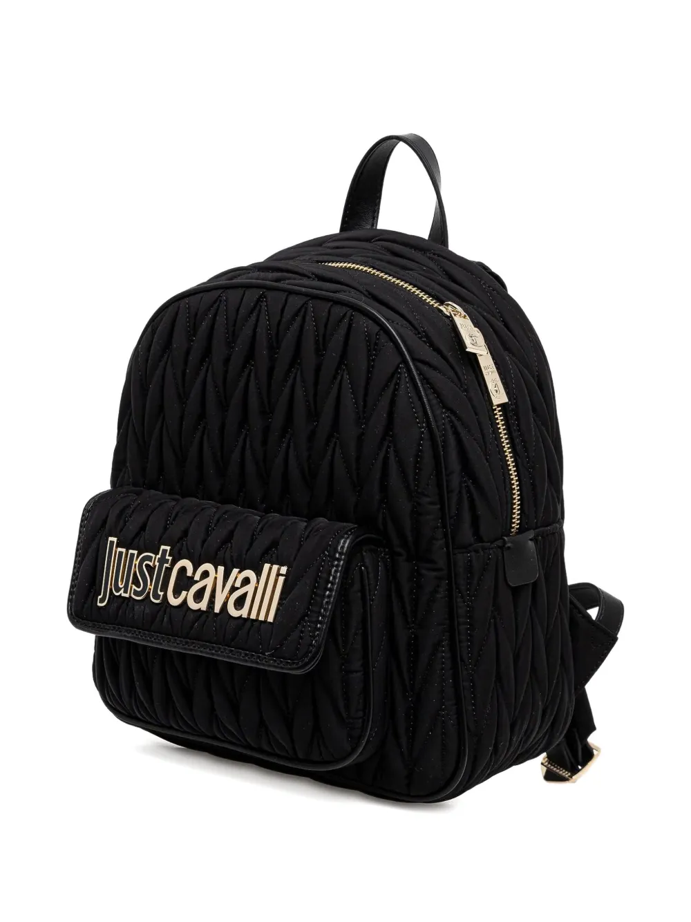 Just Cavalli Gewatteerde rugzak - Zwart