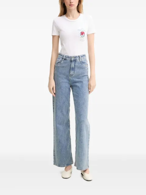 Iceberg poppy-print cotton T-shirt
