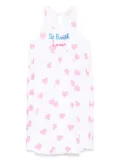 MC2 Saint Barth Kids logo-embroidered dress - White