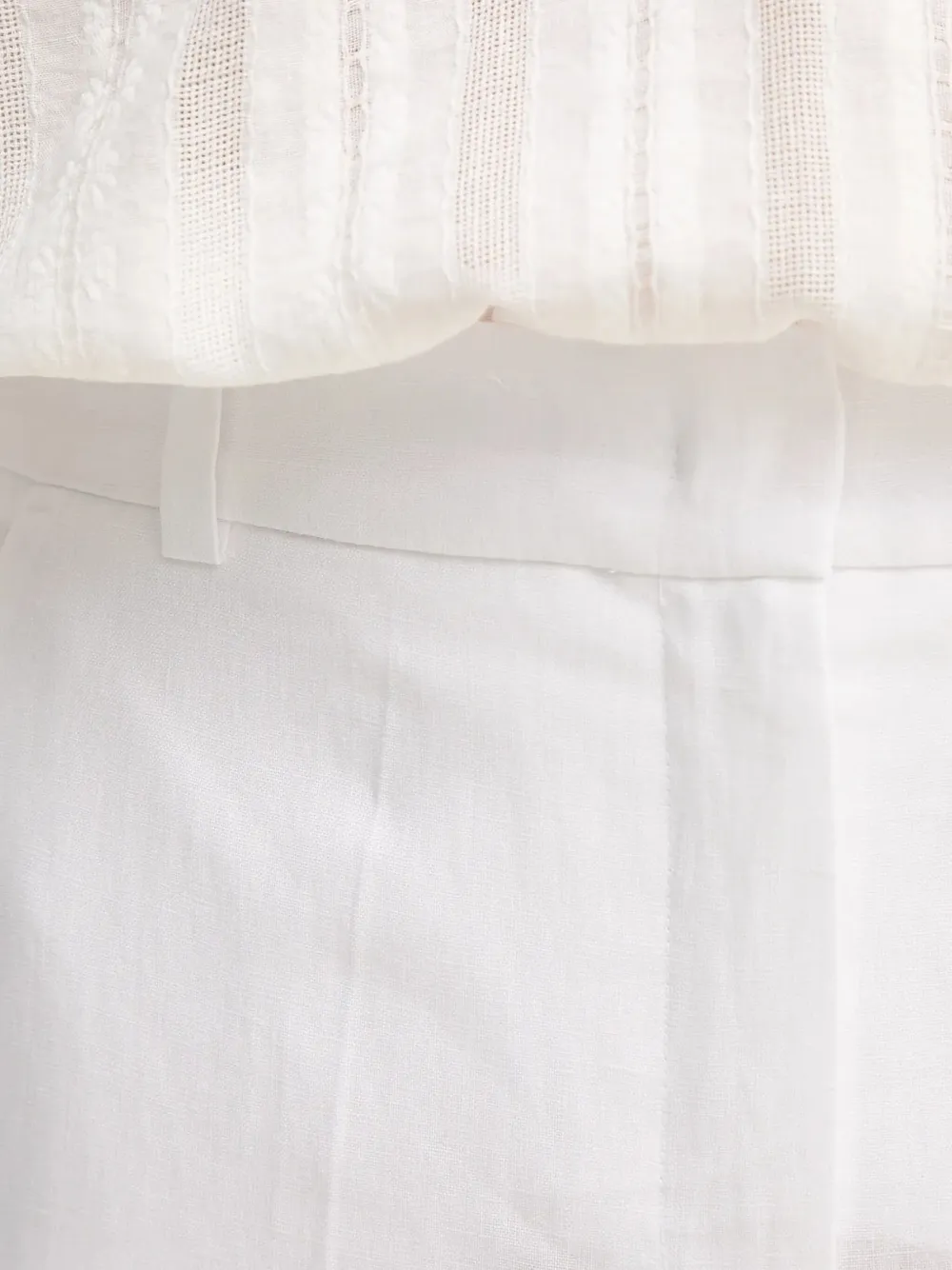 Luisa Spagnoli Pleated-front Trousers In White
