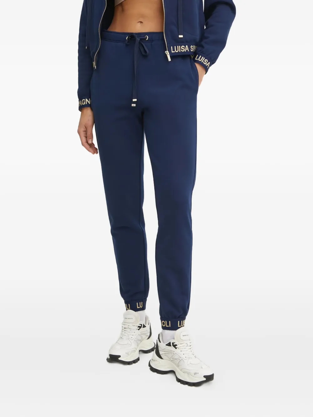 logo-detail track pants