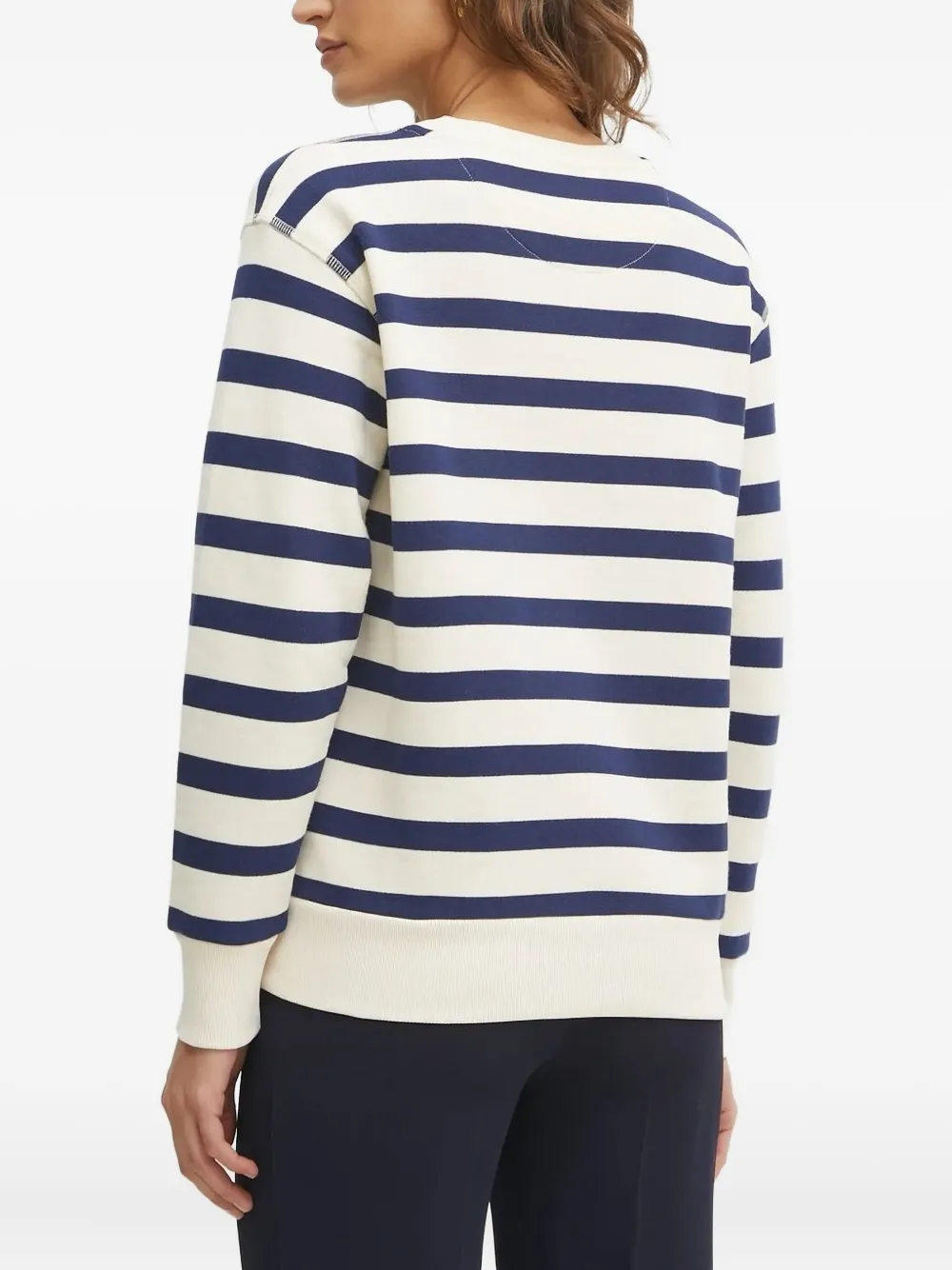 LUISA SPAGNOLI embroidered striped sweatshirt | Sweaters | Image 2